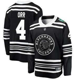 Youth Fanatics Branded Chicago Blackhawks Bobby Orr Black 2019 Winter Classic Jersey - Breakaway