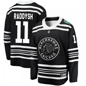 Youth Fanatics Branded Chicago Blackhawks Taylor Raddysh Black 2019 Winter Classic Jersey - Breakaway
