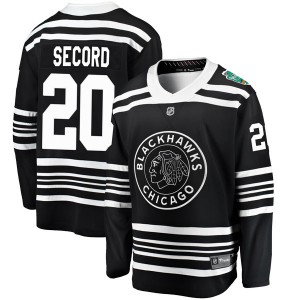 Youth Fanatics Branded Chicago Blackhawks Al Secord Black 2019 Winter Classic Jersey - Breakaway