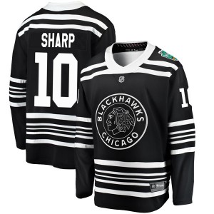 Youth Fanatics Branded Chicago Blackhawks Patrick Sharp Black 2019 Winter Classic Jersey - Breakaway