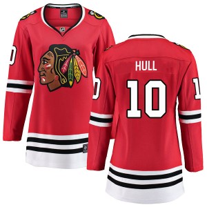 Women's Fanatics Branded Chicago Blackhawks Dennis Hull Red Home Jersey - Breakaway