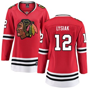 Women's Fanatics Branded Chicago Blackhawks Tom Lysiak Red Home Jersey - Breakaway
