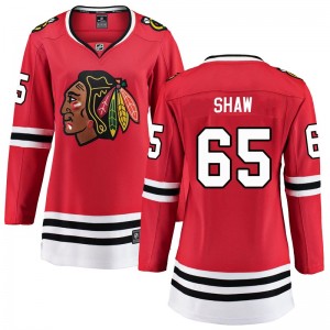 Women's Fanatics Branded Chicago Blackhawks Andrew Shaw Red Home Jersey - Breakaway