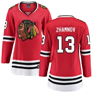 Women's Fanatics Branded Chicago Blackhawks Alex Zhamnov Red Home Jersey - Breakaway