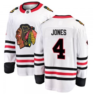 Youth Fanatics Branded Chicago Blackhawks Seth Jones White Away Jersey - Breakaway