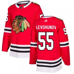 Youth Adidas Chicago Blackhawks Artyom Levshunov Red Home Jersey - Authentic